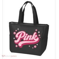 Cute Pink Bubble Logo Tote Bag thumb 3