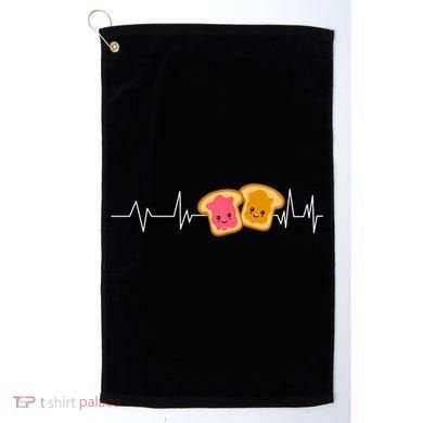 Cute Peanut Butter And Jelly Lover Great Gift Golf Towel