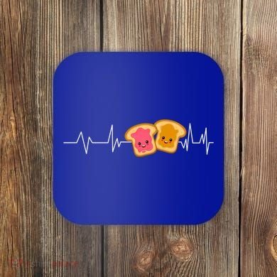 Cute Peanut Butter And Jelly Lover Great Gift Coaster