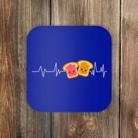 Cute Peanut Butter And Jelly Lover Great Gift Coaster thumb 0