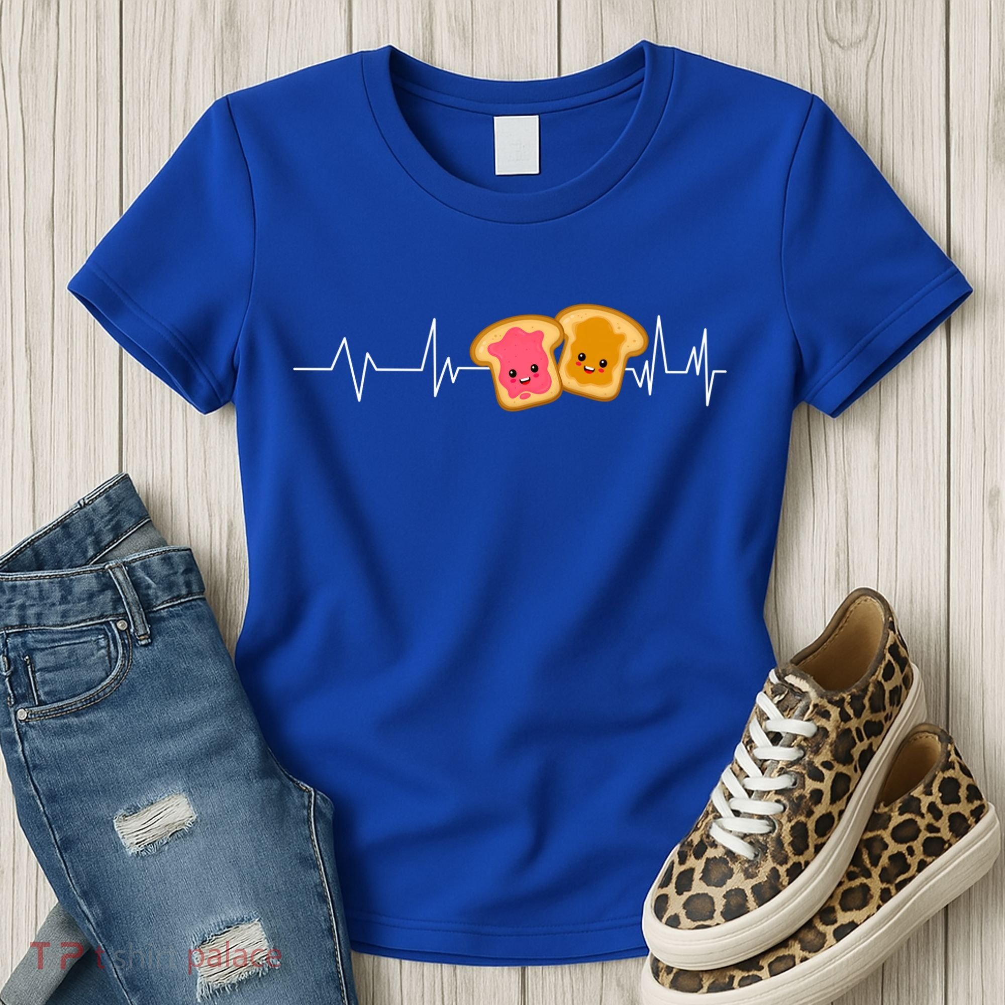 Cute Peanut Butter And Jelly Lover Great Gift Women's T-Shirt