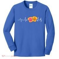 Cute Peanut Butter And Jelly Lover Great Gift Kids Long Sleeve Shirt thumb 0