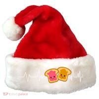 Cute Peanut Butter And Jelly Lover Great Gift Santa Hat thumb 0