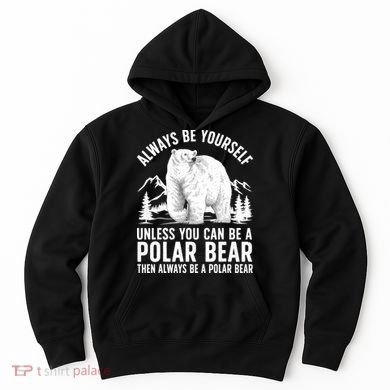 Cool Polar Bear Design For Animal Polar Bear Lover Hoodie