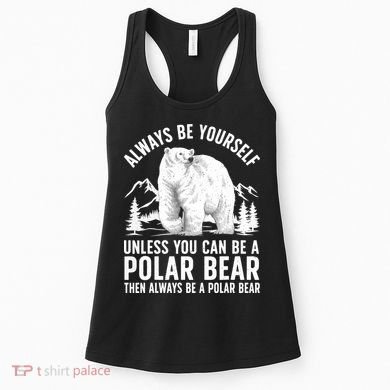 Cool Polar Bear Design For Animal Polar Bear Lover Women's Tank Top