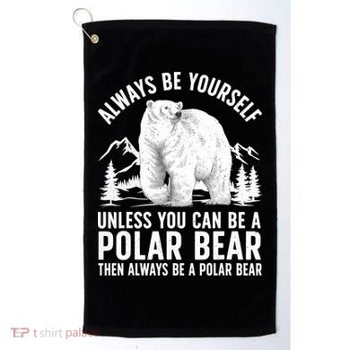 Cool Polar Bear Design For Animal Polar Bear Lover Golf Towel