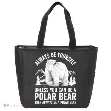 Cool Polar Bear Design For Animal Polar Bear Lover Tote Bag