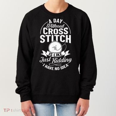 Counted Pattern Beginner Alphabet Needle Women's Sweatshirt
