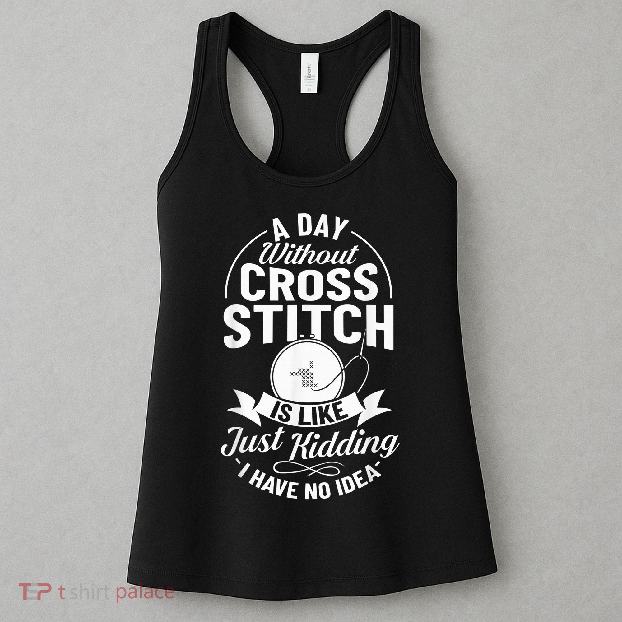 Counted Pattern Beginner Alphabet Needle Women's Tank Top