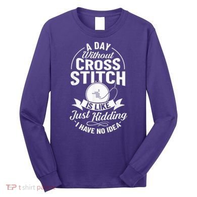 Counted Pattern Beginner Alphabet Needle Long Sleeve Shirt