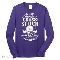 Counted Pattern Beginner Alphabet Needle Long Sleeve Shirt thumb 0