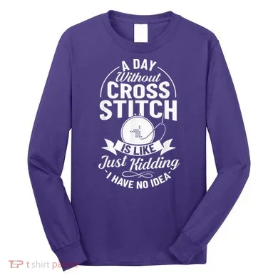 Counted Pattern Beginner Alphabet Needle Long Sleeve Shirt