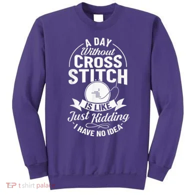 Counted Pattern Beginner Alphabet Needle Sweatshirt