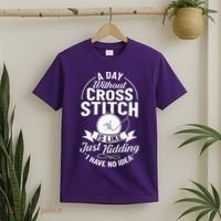 Counted Pattern Beginner Alphabet Needle T-Shirt thumb 2