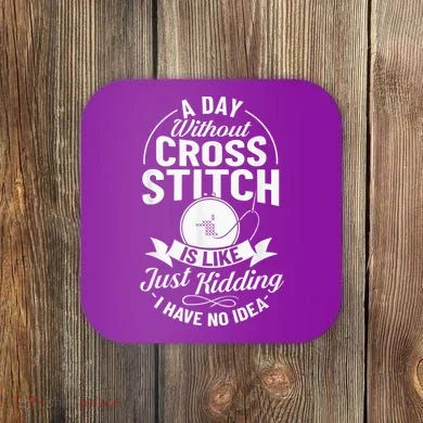 Counted Pattern Beginner Alphabet Needle Coaster