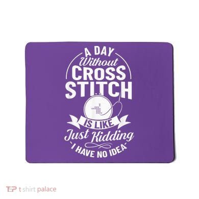 Counted Pattern Beginner Alphabet Needle Mousepad