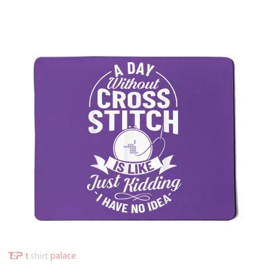 Counted Pattern Beginner Alphabet Needle Mousepad
