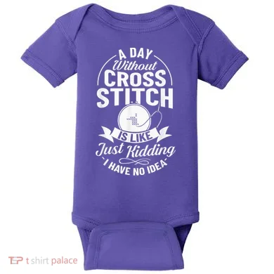 Counted Pattern Beginner Alphabet Needle Baby Bodysuit