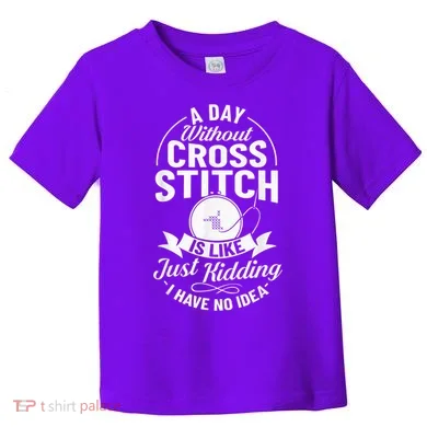 Counted Pattern Beginner Alphabet Needle Toddler T-Shirt