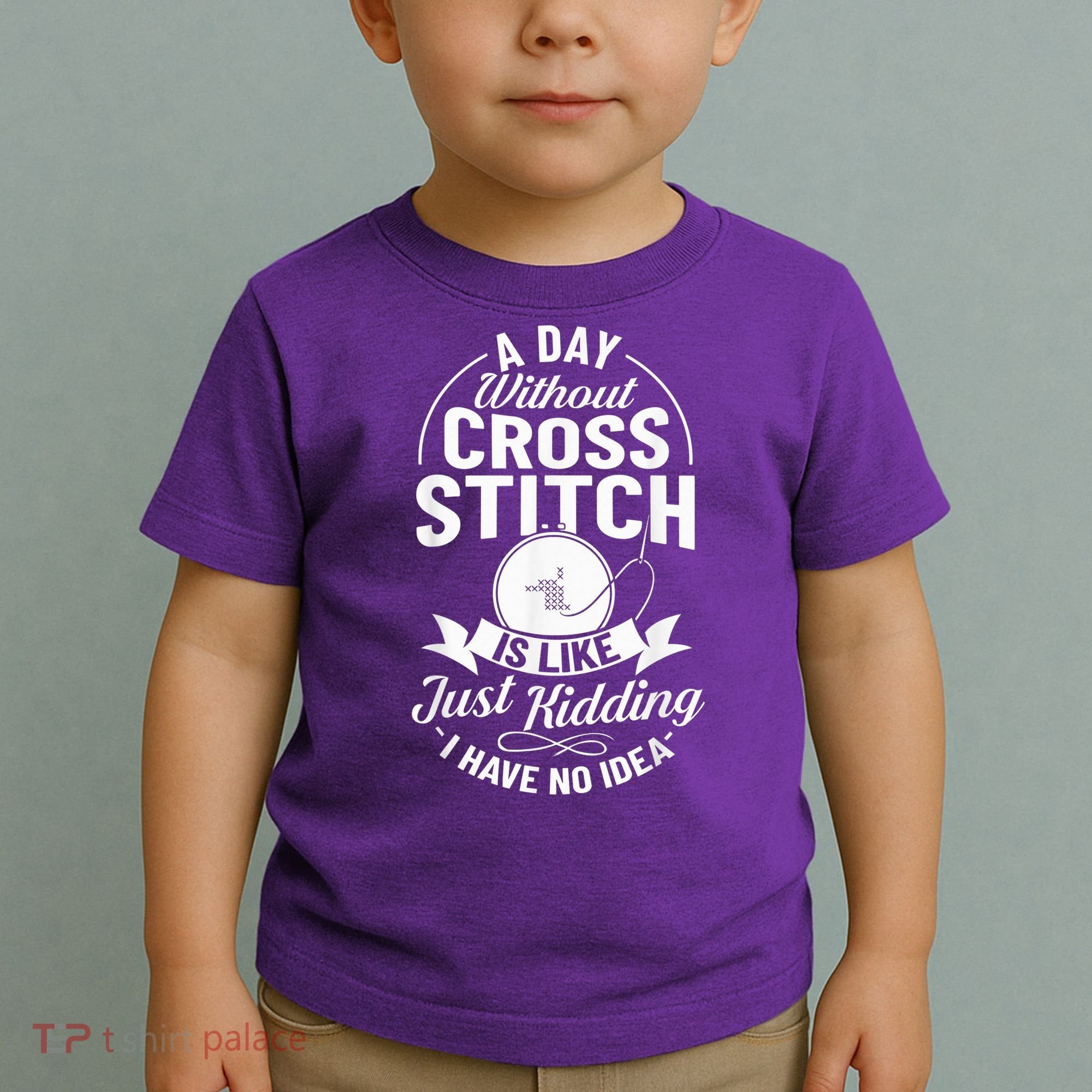 Counted Pattern Beginner Alphabet Needle Toddler T-Shirt
