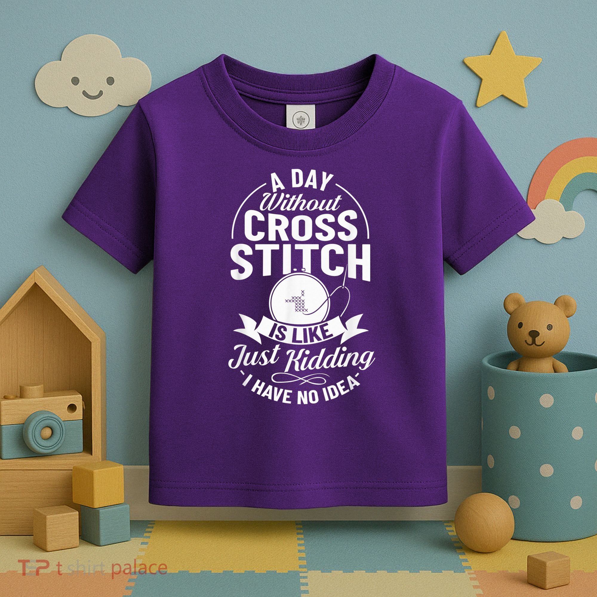 Counted Pattern Beginner Alphabet Needle Toddler T-Shirt