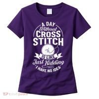 Counted Pattern Beginner Alphabet Needle Women's T-Shirt thumb 0