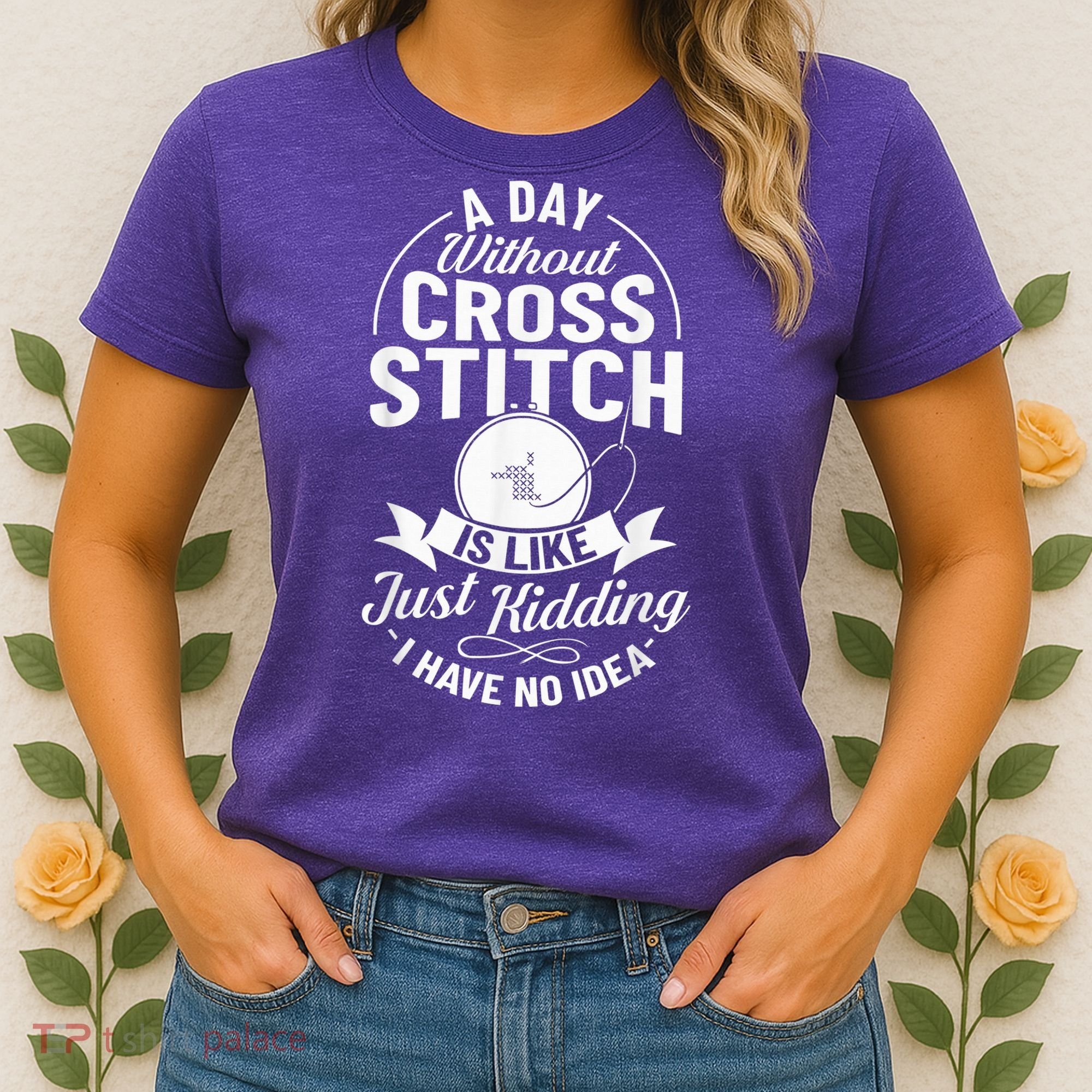 Counted Pattern Beginner Alphabet Needle Women's T-Shirt