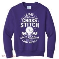 Counted Pattern Beginner Alphabet Needle Kids Sweatshirt thumb 0