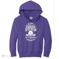 Counted Pattern Beginner Alphabet Needle Kids Hoodie thumb 0