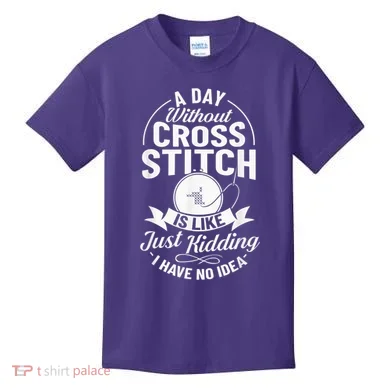 Counted Pattern Beginner Alphabet Needle Kids T-Shirt