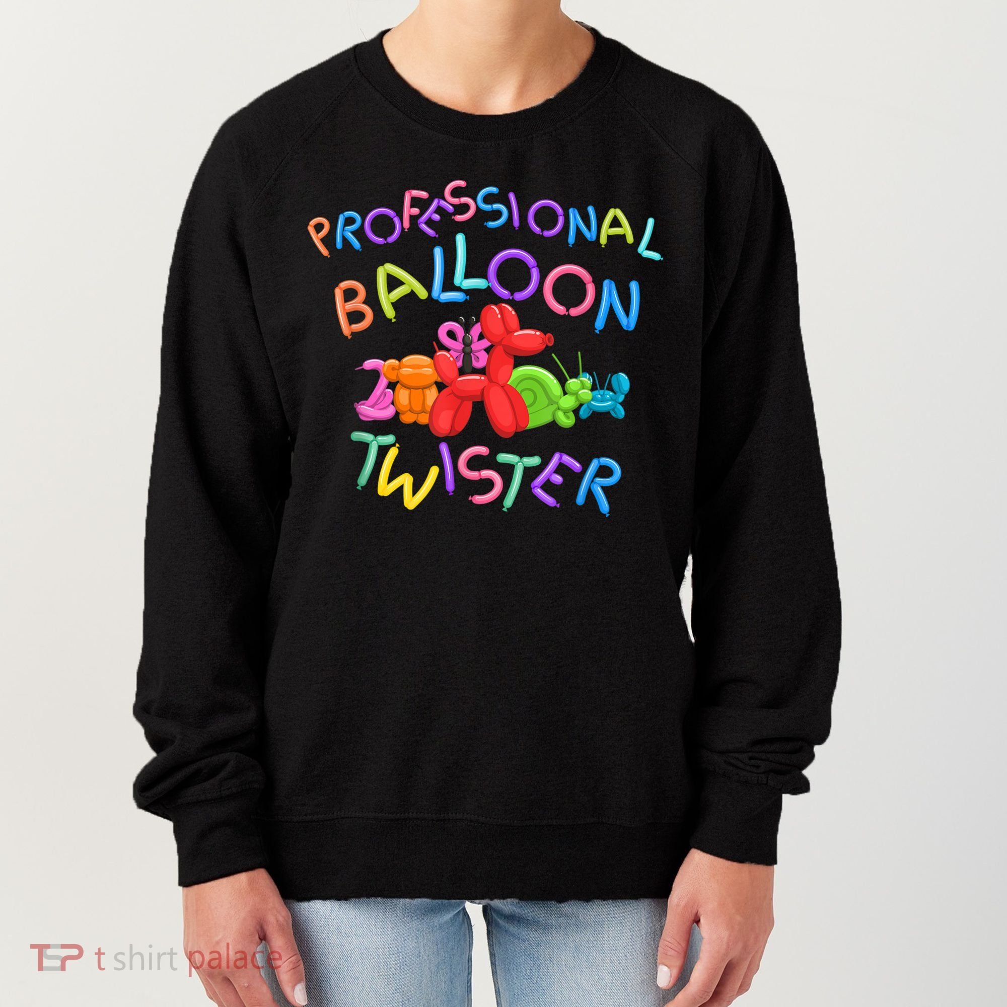 Cute Professional Balloon Animal Twister Party Women's Sweatshirt