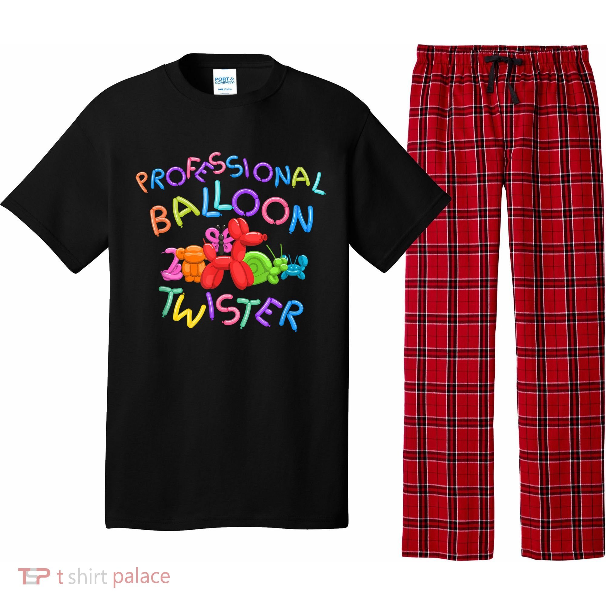 Cute Professional Balloon Animal Twister Party Pajama Set