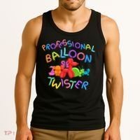 Cute Professional Balloon Animal Twister Party Tank Top thumb 3