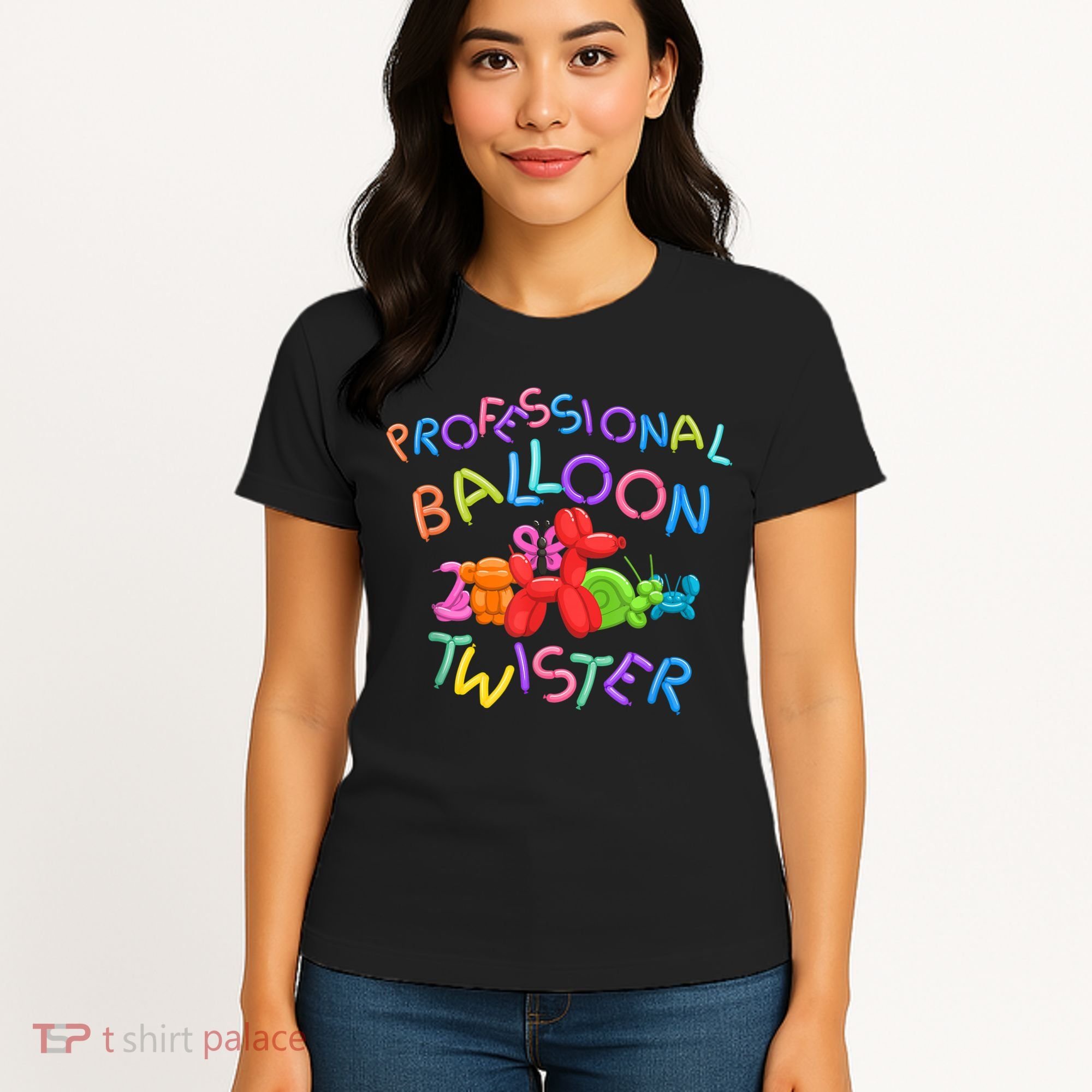 Cute Professional Balloon Animal Twister Party Women's T-Shirt