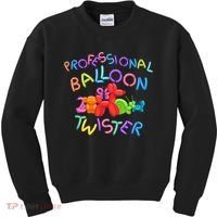 Cute Professional Balloon Animal Twister Party Kids Sweatshirt thumb 0