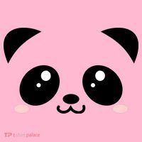 Cute Panda Bear Black & White Kawaii Cartoon Animal Face Coaster thumb 2