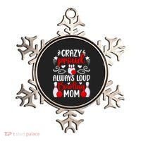 Crazy Proud Bowling Mom Of A Bowler Mama Bowling Mother Meaningful Gift Ornament thumb 0