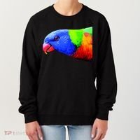 Cool Parrot Bird Funny Side Action Women's Sweatshirt thumb 0
