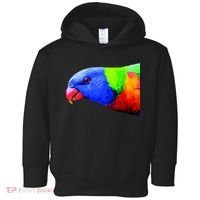 Cool Parrot Bird Funny Side Action Toddler Hoodie thumb 0