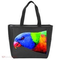 Cool Parrot Bird Funny Side Action Tote Bag thumb 0