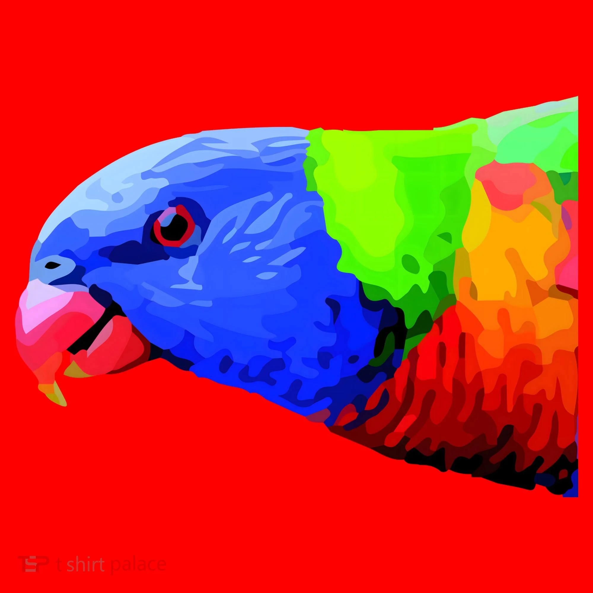 Cool Parrot Bird Funny Side Action Santa Hat