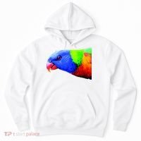 Cool Parrot Bird Funny Side Action Hoodie thumb 0