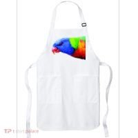 Cool Parrot Bird Funny Side Action Apron thumb 0