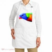 Cool Parrot Bird Funny Side Action Apron thumb 2