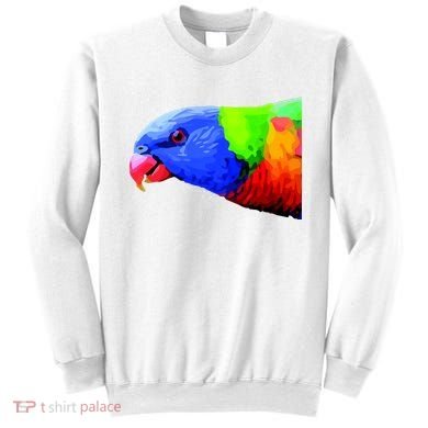 Cool Parrot Bird Funny Side Action Sweatshirt
