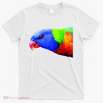 Cool Parrot Bird Funny Side Action T-Shirt