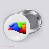 Cool Parrot Bird Funny Side Action Button thumb 0