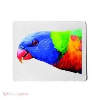 Cool Parrot Bird Funny Side Action Mousepad thumb 0