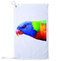 Cool Parrot Bird Funny Side Action Golf Towel thumb 0