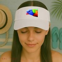 Cool Parrot Bird Funny Side Action Visor thumb 2